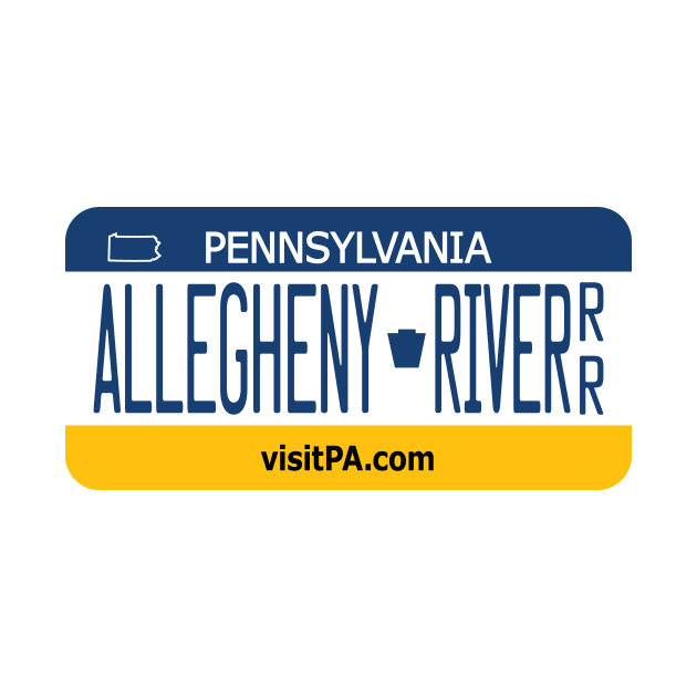 Allegheny River Recreational River license plate by nylebuss