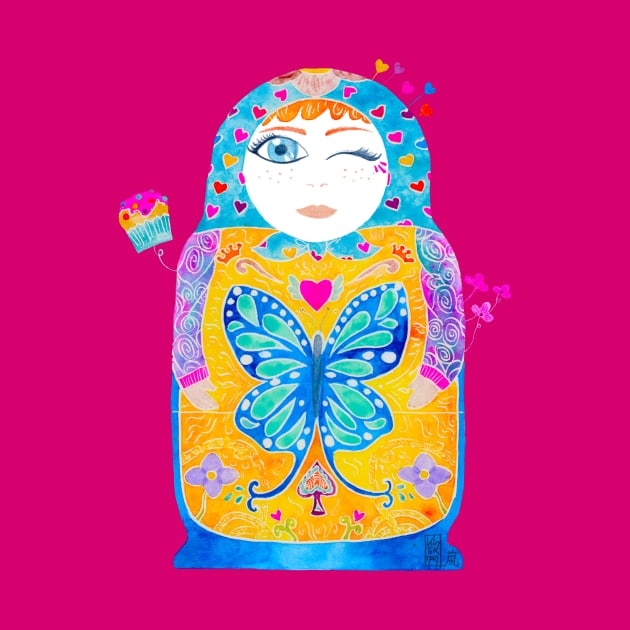 Matryoshka Happy Birthday Meg by Arashi Kim