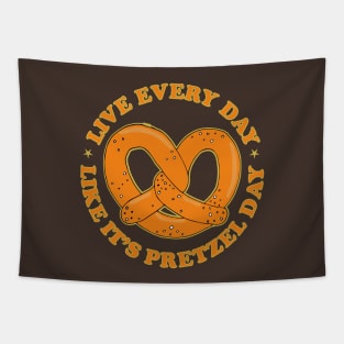 Funny Pretzel Quote Tapestry