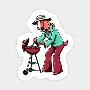 Goat make BBQ Magnet