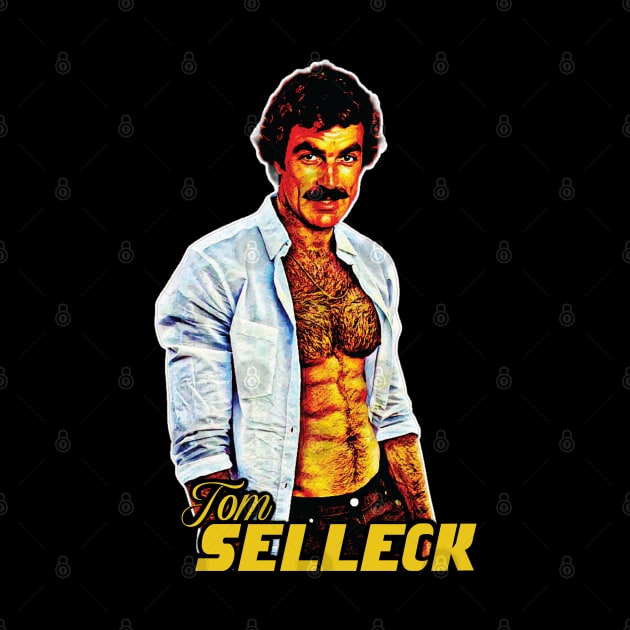 Tom Selleck 80s Design by Trendsdk