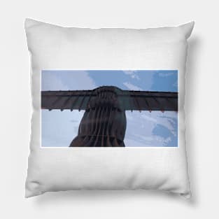 Angel Of The North - View #4 Pillow