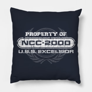 Vintage Property of NCC2000 Pillow