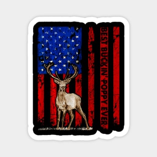 Best Buckin Poppy Ever Deer Hunting Magnet