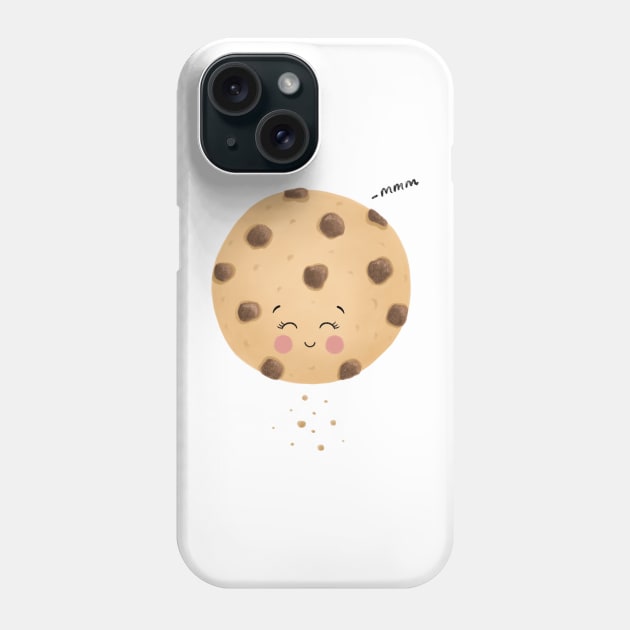 Cute Cookie Crumble Phone Case by The Pretty Pink Studio