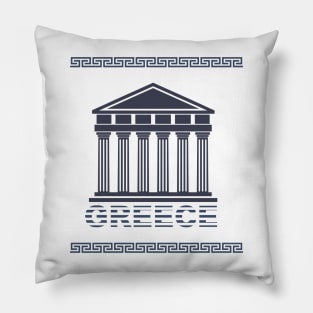 In this work we see the legendary Greek Acropolis. Ancient Greece is the cradle of the modern world. Pillow