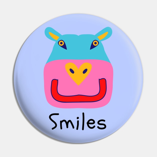 hippo smiles Pin by EsChainarongShop