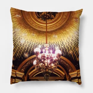 golden ceiling Pillow