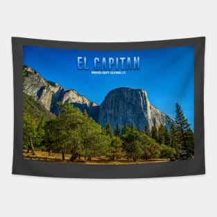 El Capitan from Cook's Meadow Yosemite National Park Tapestry