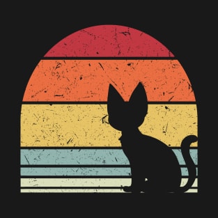 Cat Retro Vintage Cat Lover T-Shirt