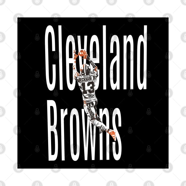 Cleveland browns Beckham by Art engineer