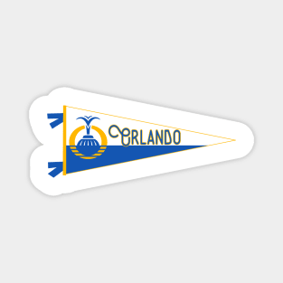 Orlando Flag Pennant Magnet