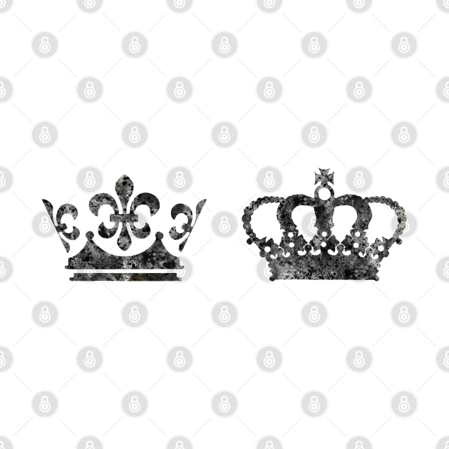 King and Queen Crown by RosaliArt