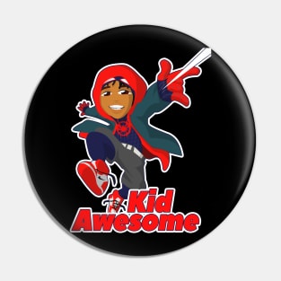 Kid Awesome Pin