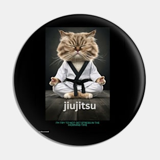 no stress at jiujitsu class Pin