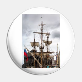 Tall ship. Pin