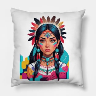 Radiate Indigenous Pride Pillow