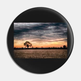 Sunset Orange Pin