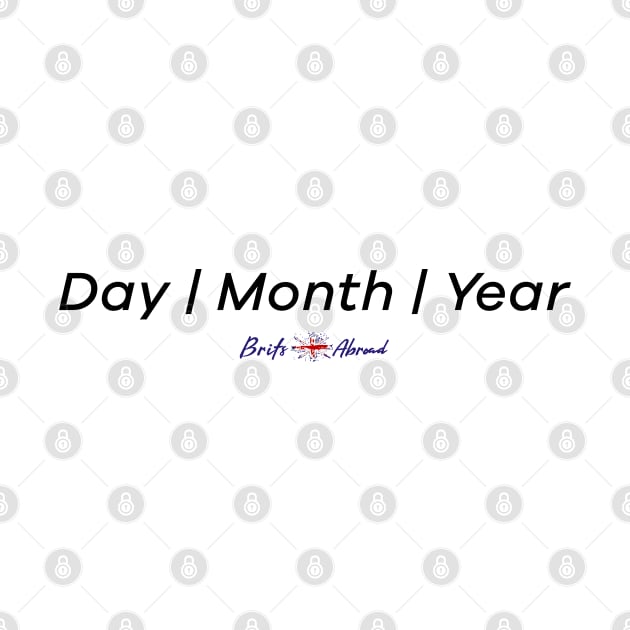 Day Month Year | Date Format | US UK | Brits Abroad by stuartjsharples