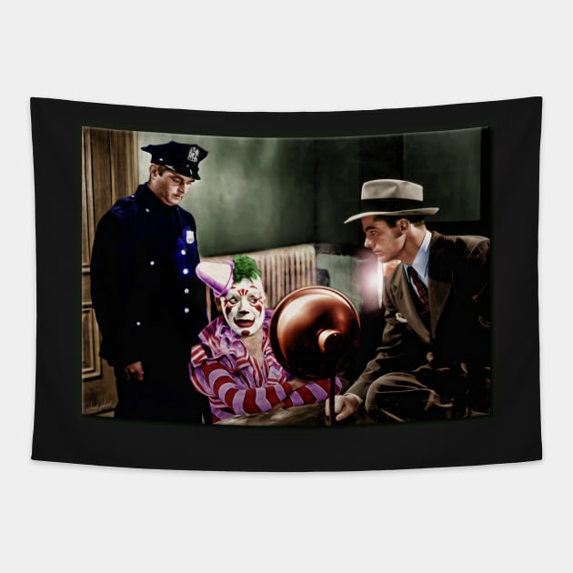 The Clown's Interrogation Tapestry by rgerhard