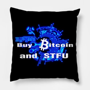 Buy Bitcoin and STFU Blue Pillow