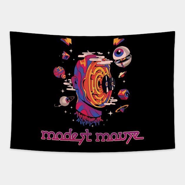 Modest Mouse Tapestry by Suwitemen