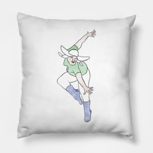 Dancing Granny #5 Pillow