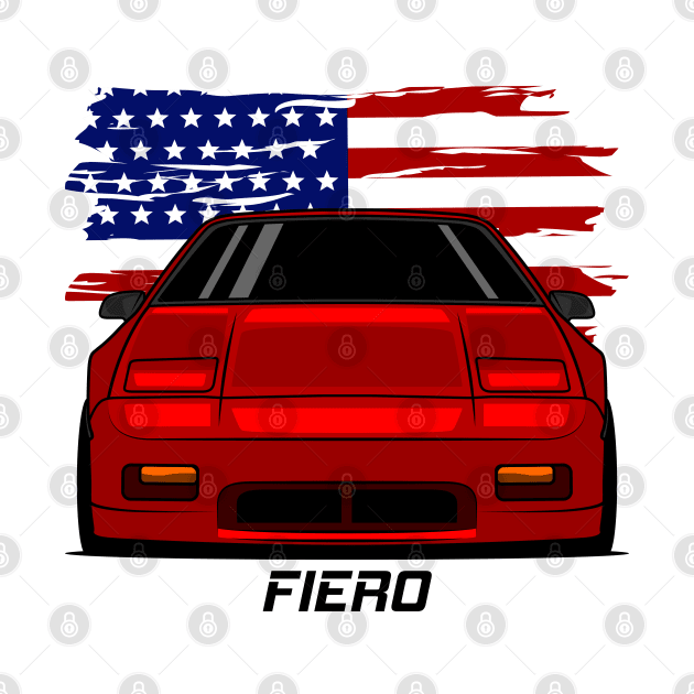 Front Red Fiero by GoldenTuners