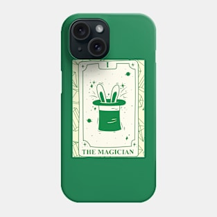 The Magician Tarot Card and Crystals Graphic Phone Case