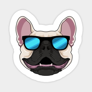 French Bulldog with Sunglasses Magnet