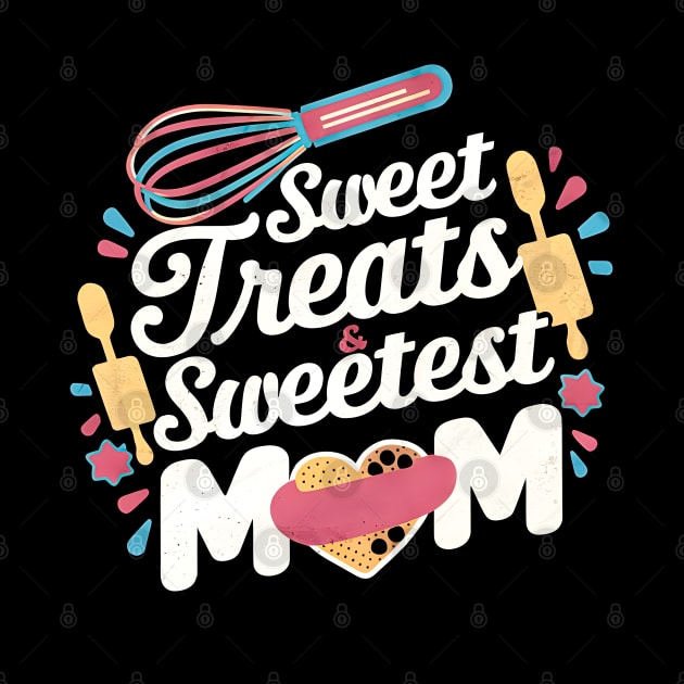 Sweet treats And Sweetest Mom | Mother's day | MOM lover gifts by T-shirt US