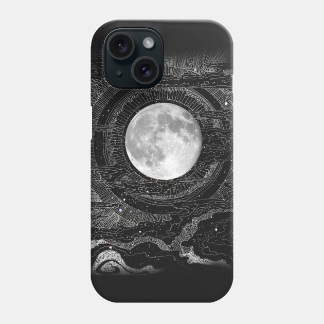 Moon Glow Phone Case by BrendaErickson