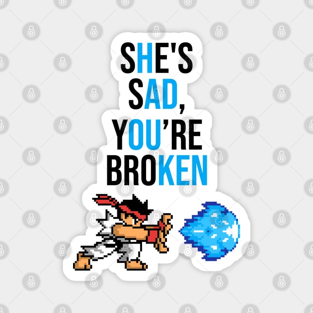 Hadouken Meme Magnet by artsylab