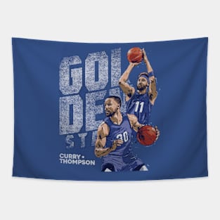 Steph Curry & Klay Thompson Golden State Duo Tapestry