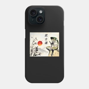 Samurai Frog Philosopher Phone Case