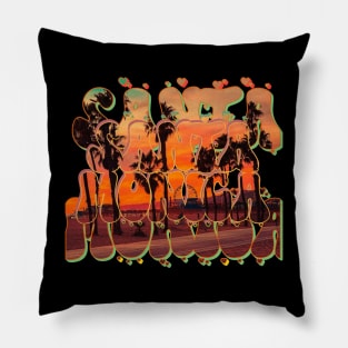 Santa Monica, Santa Monica Pier, Santa Monica Beach, California, SoCal Pillow