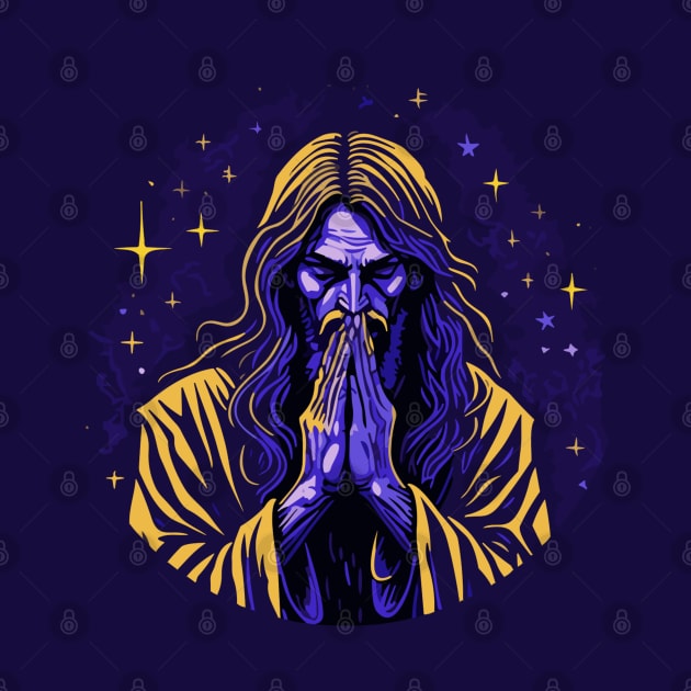 jesus christ praying by DesignVerseAlchemy