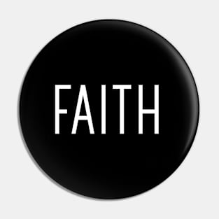 FAITH Positive Thoughts T-shirt Pin