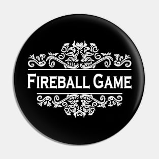 Sports Fireball Game Pin