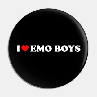 I Love Emo Boys  Pin for Sale by suns8