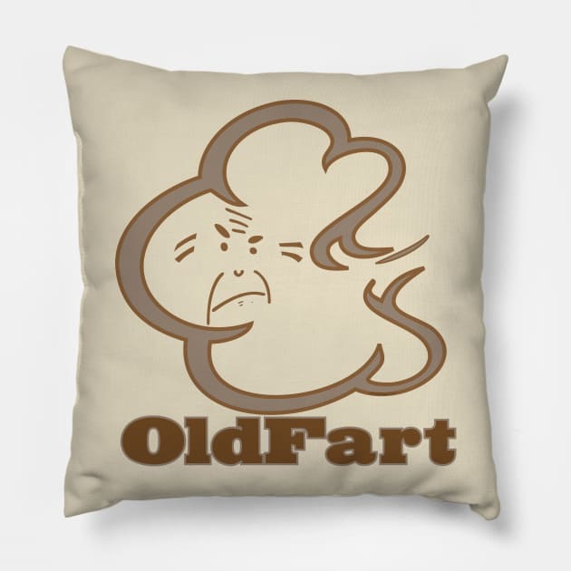 Old Fart Ojii-Chan Pillow by chilangopride