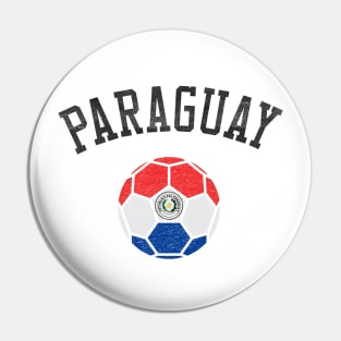 Paraguay Soccer Team Heritage Flag Pin