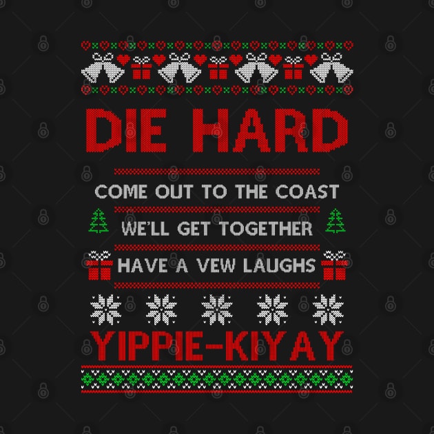 Die Hard Movie Ugly Christmas by AnglingPK