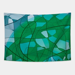 Green Canyon Mosaic Tapestry