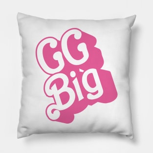 GGBig Pink, Little big grand big reveal college sorority bid day Pillow