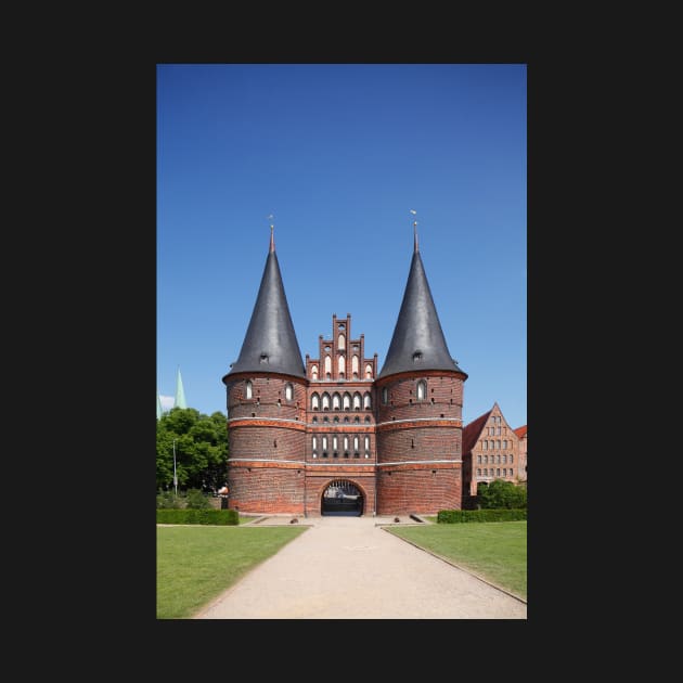 Holsten Gate, Luebeck, Schleswig-Holstein, Germany, Europe by Kruegerfoto