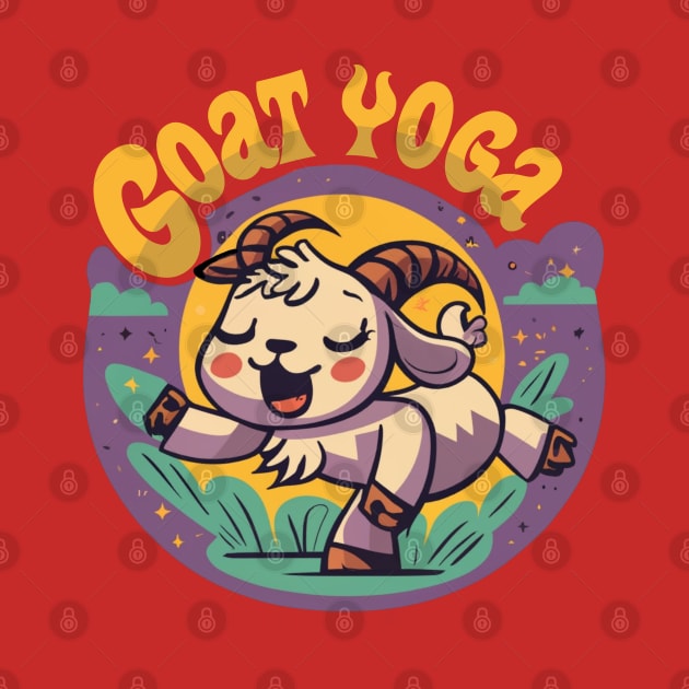 Goat Yoga by Tezatoons