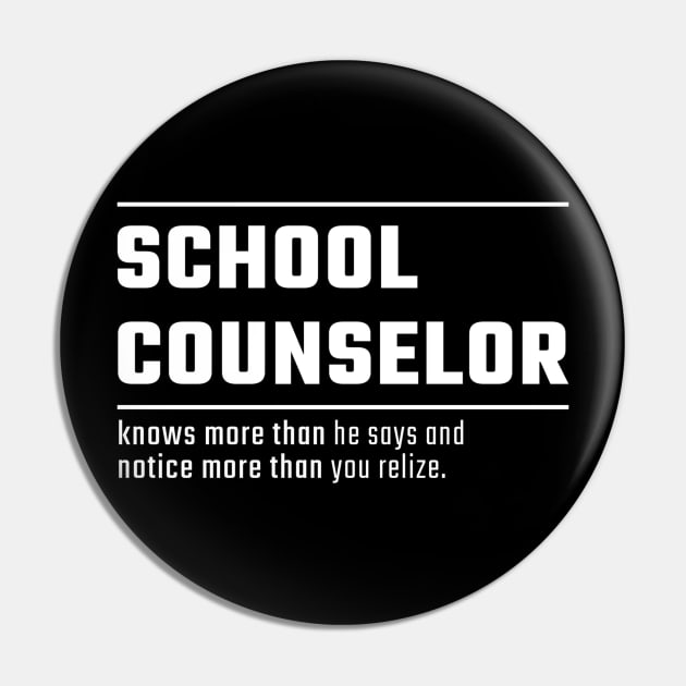 School Counselor Meaning Pin by TidenKanys