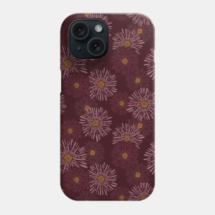 abstract flowers Phone Case