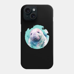 Watercolor Manatee Phone Case